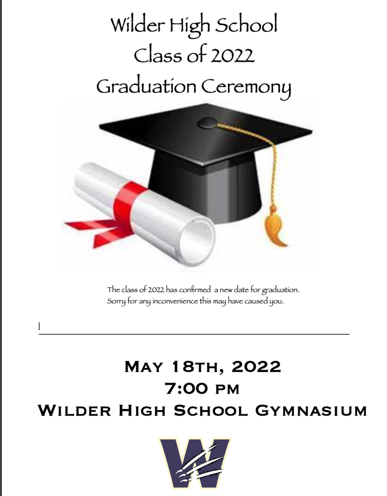 Photo of graduation brochure