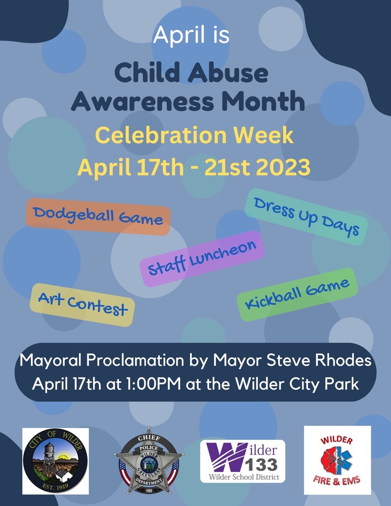 Child Abuse Awareness Month Flyer