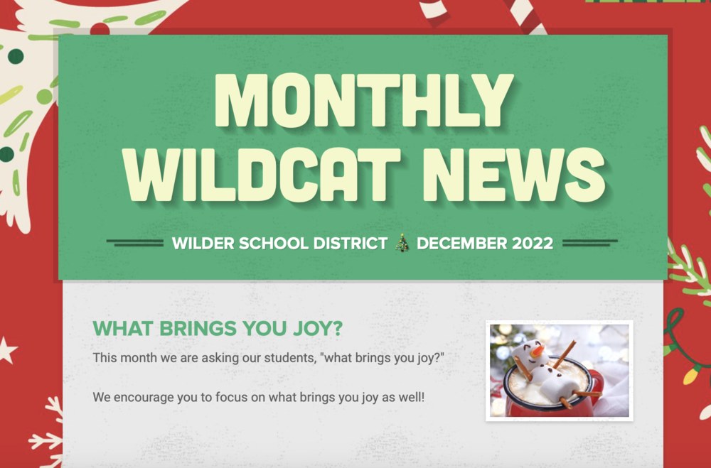 Monthly Wildcat News